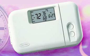 Carrier Thermostat Programmable Manual Meat.